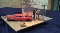 The Walking Dead (Fence Clearing) (Walking Dead) Custom Diorama / Playset