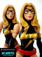 Ms.Marvel Head Repaint (Marvel Legends) Custom Action Figure