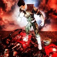 Evil Green Ranger (Batinthesun) Marvel Legends Style (Power Rangers) Custom Action Figure