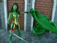 Comic Style Movie Gamora (Marvel Legends) Custom Action Figure