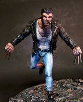Logan Wolverine with Motorcycle (Marvel Legends) Custom Action Figure