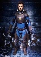 Chris Redfield / Prometheus (Aliens) Custom Action Figure