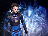 Chris Redfield / Prometheus (Aliens) Custom Action Figure