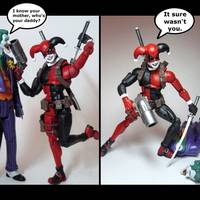 Harley-Deadpoolson (Amalgam) Custom Action Figure