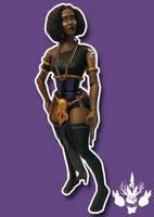Dee of Rat Queens (Image) Custom Action Figure