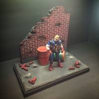 Custom 1/12 Scale Urban Diorama (Batman) Custom Diorama / Playset