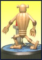Robot "a" (Robots) Custom Miniature / Figurine