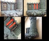 Wall Hanging  Doom Tower (Fantastic Four) Custom Diorama / Playset