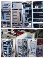 Baxter Building Playset (Marvel Universe) Custom Diorama / Playset