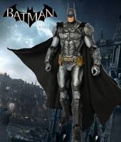 Batman Arkham Knight with Velvet Wire Cape (Batman - Arkham City) Custom Action Figure