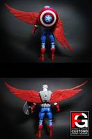DCUC Captain America (Sam Wilson) (DC Universe) Custom Action Figure