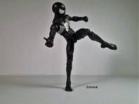 Symbiote Suit Spider-man (Marvel Legends) Custom Action Figure