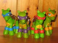 Teenage Mutant Ninja Little Ponies (My Little Pony) Custom Action Figure