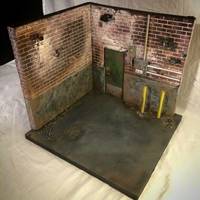 Custom 1/12th scale urban alley diorama (Marvel Legends) Custom Diorama / Playset
