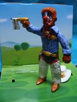 Wolf-Clown (MC2,No.3)Figurine (Original) Custom Miniature / Figurine