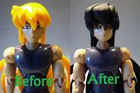 Dragon Shiryu Head (Saint Seiya) Custom Action Figure