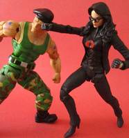 Baroness (with Destro) (G.I. Joe) Custom Action Figure
