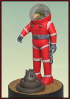 Alien Bird Astronaut (Self Customs) Custom Statue / Bust