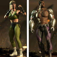 Sonya Blade and Jax (Klassic) (Mortal Kombat) Custom Action Figure