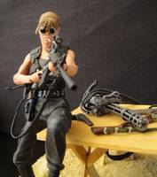 Sarah Connor - Desert Scene (Terminator) Custom Diorama / Playset