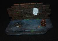 Miniature Sidewalk Diorama (Teenage Mutant Ninja Turtles) Custom Diorama / Playset