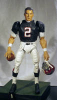 Matt Ryan Falcons QB Black Jersey Removable Helmet (NFL) Custom Action Figure