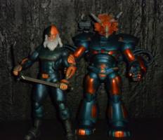 Deathstroke Triceraton & Pirate Slade (Teenage Mutant Ninja Turtles) Custom Action Figure