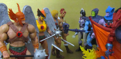 Hawkman & Hawkgirl (MOTU Redesign) (Masters of the Universe) Custom Action Figure [Good vs. Evil]