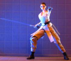 Jedi Knight Rey (Star Wars) Custom Action Figure