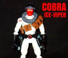 Cobra Ice-viper 6" 1:12th Scale (G.I. Joe) Custom Action Figure [CUSTOM GI JOE COBRA ICE VIPER WOLF PILOT 6" INCH 1:12th]
