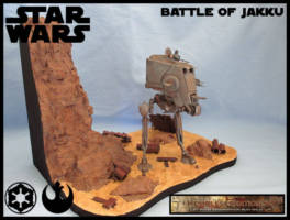 AT-ST Battle of Jakku (Star Wars) Custom Diorama / Playset