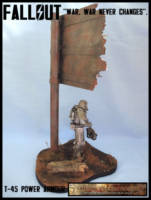 Fallout T-45 Power Armour (Fallout) Custom Diorama / Playset