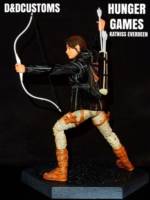 KATNISS Everdeen 6" 1:12th SCALE (Hunger Games) Custom Action Figure [CUSTOM HUNGER GAMES KATNISS EVERDEEN MARVEL LEGENDS STYLE 6" 1:12TH SCALE]