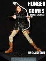 KATNISS Everdeen 6" 1:12th SCALE (Hunger Games) Custom Action Figure [CUSTOM HUNGER GAMES KATNISS EVERDEEN MARVEL LEGENDS STYLE 6" 1:12TH SCALE]