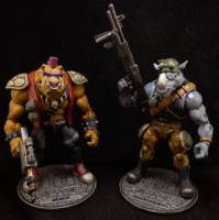 Bebop and Rocksteady (Teenage Mutant Ninja Turtles) Custom Action Figure