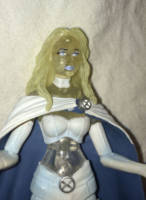 White Queen - Emma Frost Diamond Form (Marvel Legends) Custom Action Figure [White Queen - Emma Frost Diamond Form]