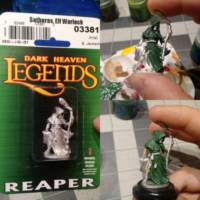 Elf Warlock (Original) Custom Miniature / Figurine [Different WIP stages]