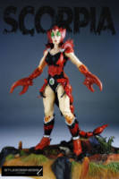 SCORPIA  evil horde scorpion woman (Masters of the Universe) Custom Action Figure