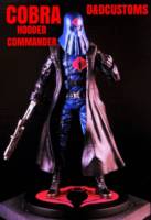 COBRA Hooded COBRA COMMANDER & Retaliation 6" 1:12TH SCALE (G.I. Joe) Custom Action Figure [CUSTOM GI JOE MARVEL LEGENDS BLACK SERIES STYLE 6" INCH COBRA MILITARY HOODED COMMANDER 1:12th SCALE]