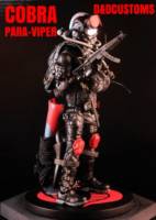 COBRA PARA-VIPER 6" 1:12th Scale (G.I. Joe) Custom Action Figure [CUSTOM GI JOE MARVEL LEGENDS BLACK SERIES STYLE 6" INCH COBRA PARA-VIPER 1:12th SCALE]
