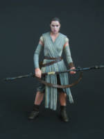 Rey (Repaint) (Star Wars) Custom Action Figure