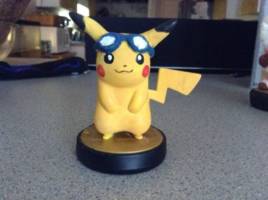 Melee blue pikachu custom amiibo (Nintendo) Custom Miniature / Figurine