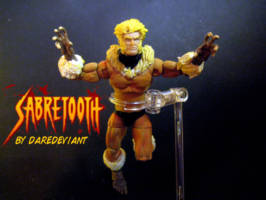 Sabretooth - Classic 80s costume (Marvel Universe) Custom Action Figure [Jumping Sabretooth]