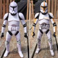 Battle damaged Clone Commander (Star Wars) Custom Action Figure