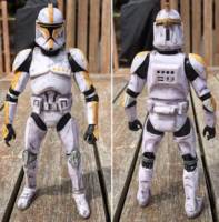 Battle damaged Clone Commander (Star Wars) Custom Action Figure