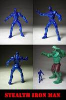 Teeni Weeni Stealth Iron Man (Marvel) Custom Miniature / Figurine