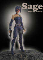 Sage "Tessa" V3 (Marvel Legends) Custom Action Figure