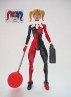 Harley Quinn (Unmasked) (Batman) Custom Action Figure [Harley Quinn unmasked custom action figure before and after]