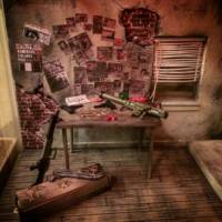 Punisher/deadpool apt hideout 1/12 scale (Marvel Legends) Custom Diorama / Playset