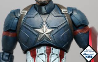 Captain America Repaint (S.H. Figuarts) Custom Action Figure